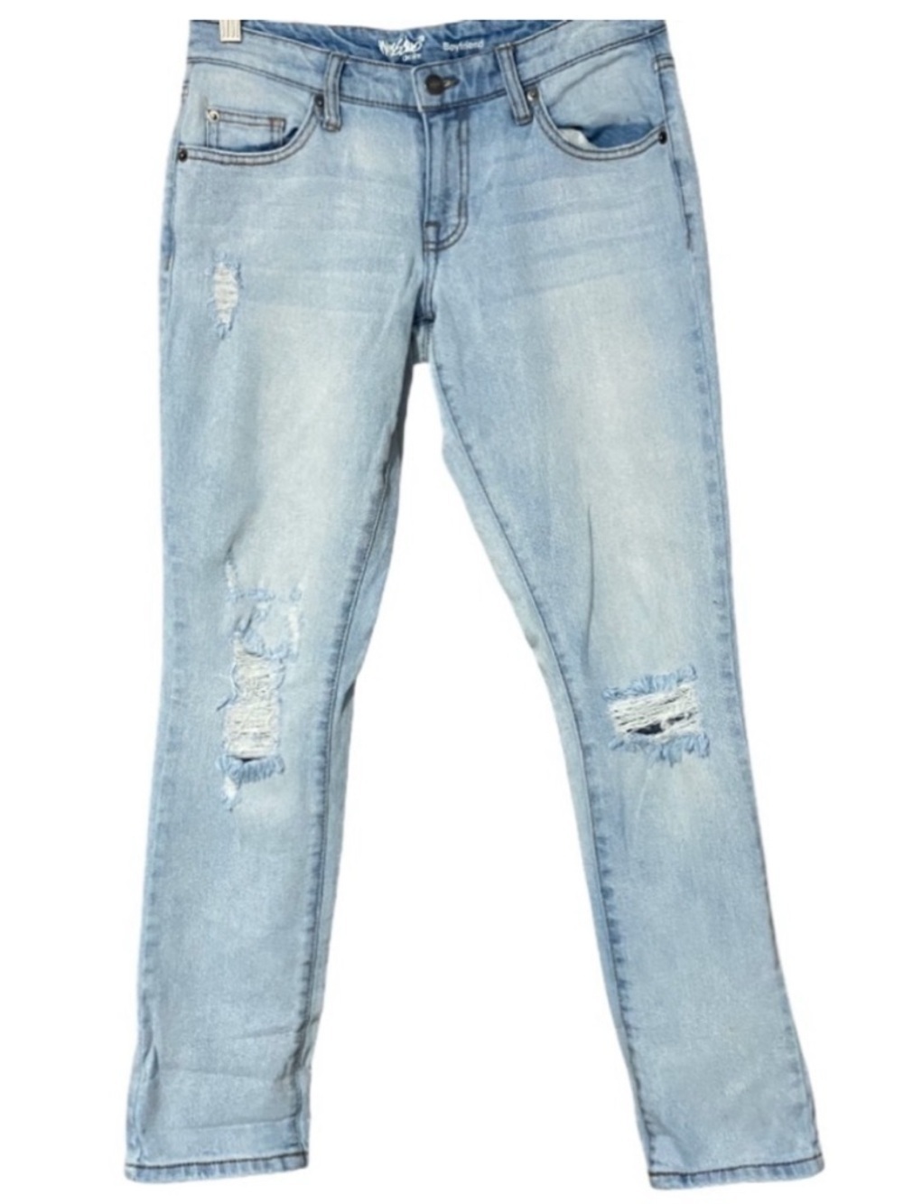 Mossimo light wash distressed boyfriend jeans 2 26